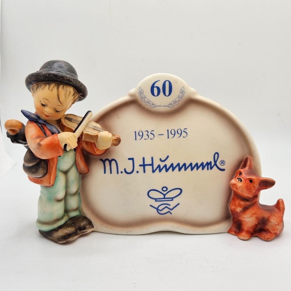 VTG 1995  Goebel Hummel Puppy Love Display Plaque Hum 767 Special Edition